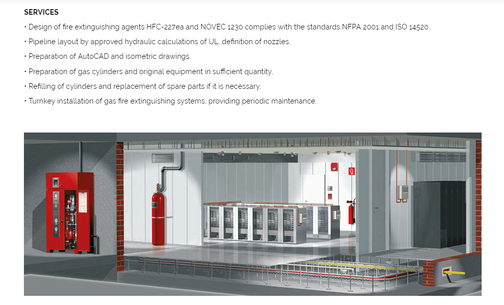 akronex fire suppresssion system