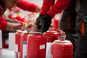 Fire extinguisher refilling and maintenance