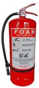 Foam fire extinguisher